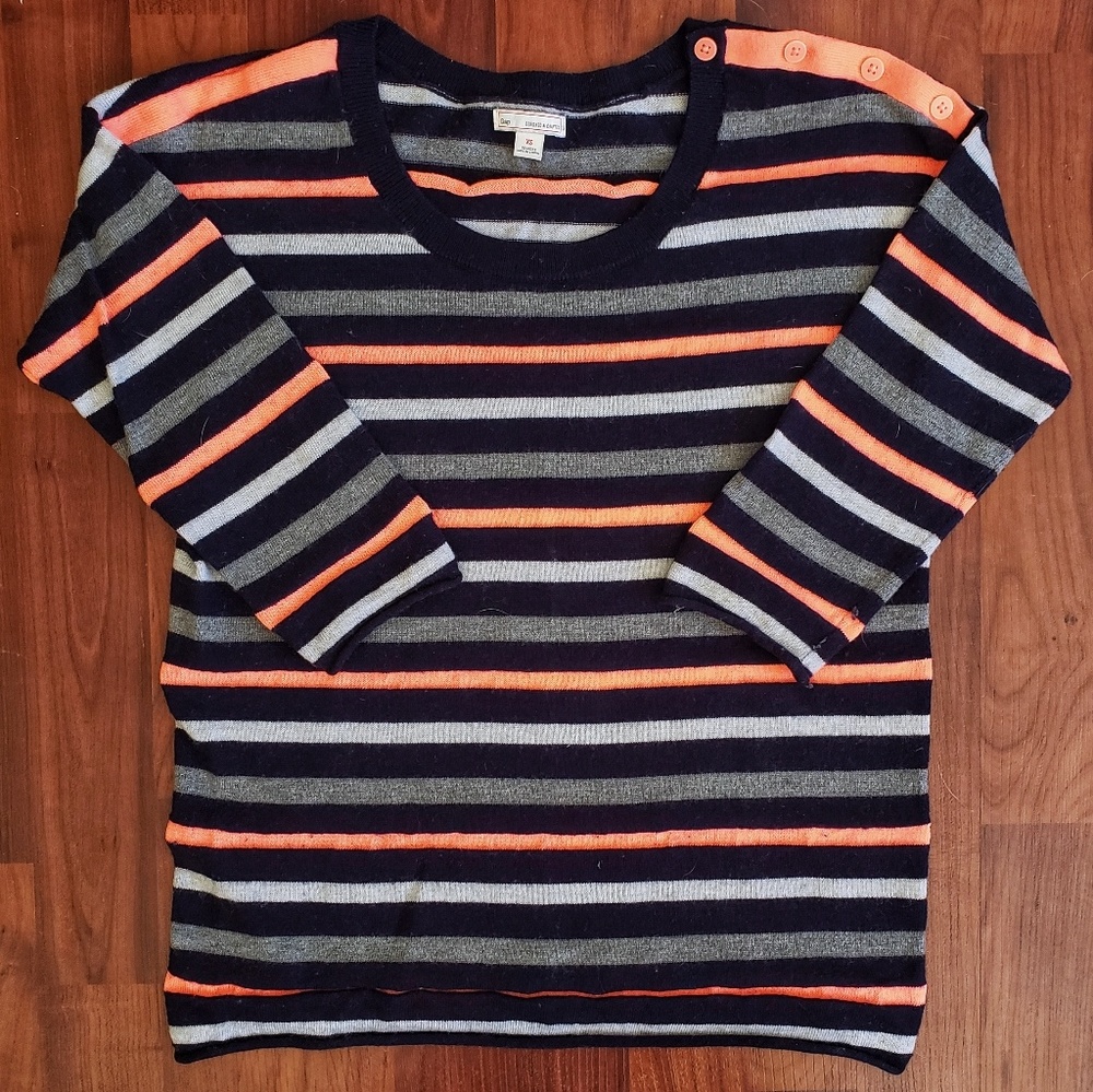 3/$25 Gap neon stripe sweater